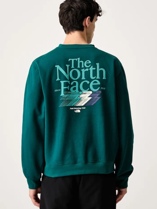 Zdjęcie produktu The North Face bluza męska z bawełną Retro zielony