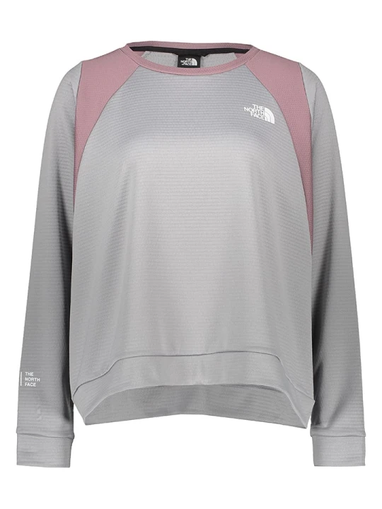 Zdjęcie produktu The North Face Bluza polarowa "Plus" w kolorze szaro-jasnoróżowym rozmiar: 1X