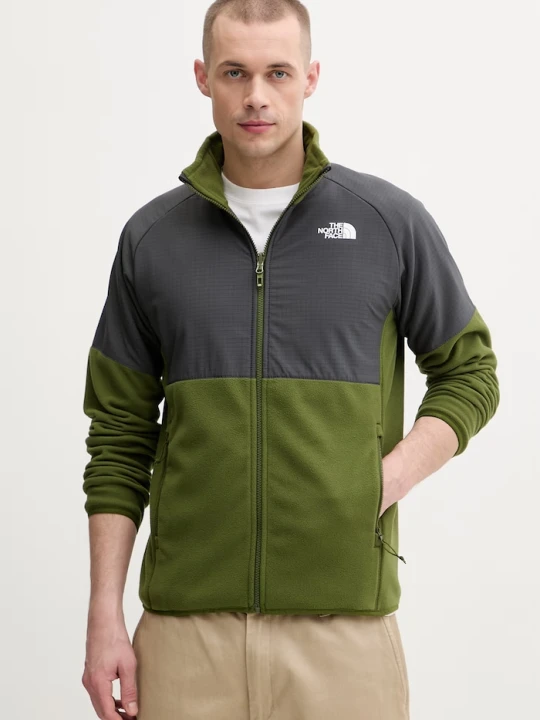 Zdjęcie produktu The North Face bluza rozpinana męska polarowa Glacier Heavyweight zielony