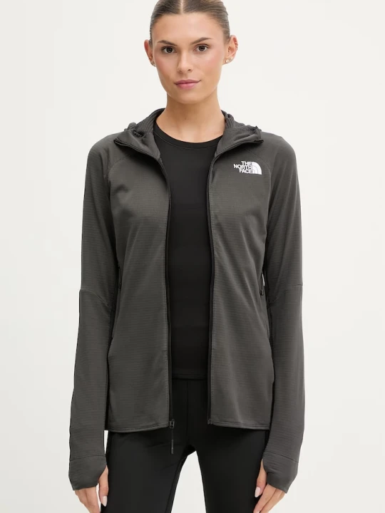 Zdjęcie produktu The North Face bluza rozpinana z kapturem damska szary