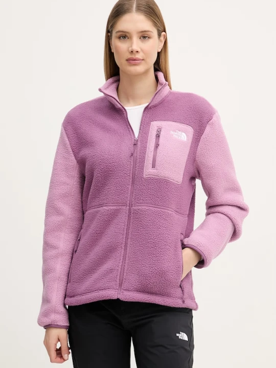 Zdjęcie produktu The North Face bluza sportowa damska polarowa Yumiori fioletowy