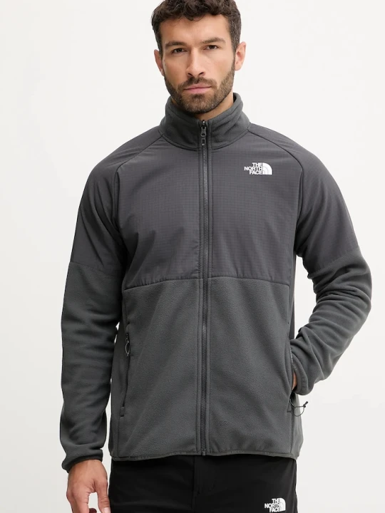 Zdjęcie produktu The North Face bluza sportowa polarowa Glacier Heavyweight szary