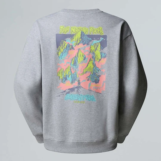 Zdjęcie produktu The North Face Bluza Unisex O Kroju Oversize Expedition Celebration Anthracite Grey Rozmiar XXS male