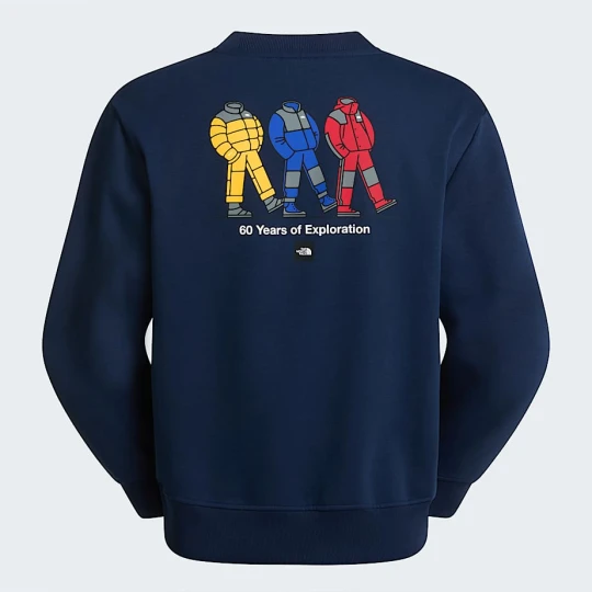 Zdjęcie produktu The North Face Bluza Unisex O Luźnym Kroju Z Grafiką Tnf Celebration Summit Navy Rozmiar XL male