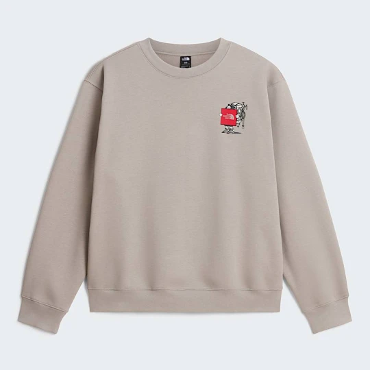 Zdjęcie produktu The North Face Bluza Unisex Z Grafiką Gear Up Get Out Stone Slab Rozmiar XXS male