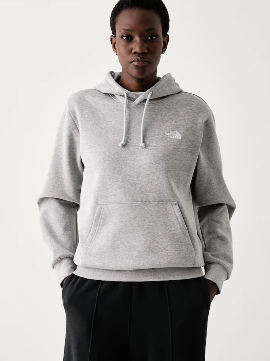 Zdjęcie produktu The North Face bluza z kapturem damska z bawełną Evolution szary