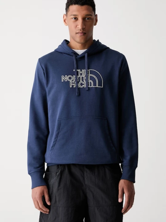 Zdjęcie produktu The North Face bluza z kapturem męska z bawełną Drew Peak Light granatowy