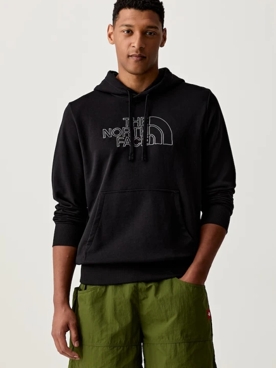 Zdjęcie produktu The North Face bluza z kapturem męska z bawełną Drew Peak Light czarny