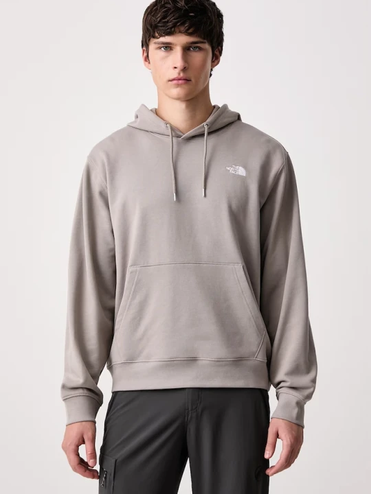 Zdjęcie produktu The North Face bluza z kapturem męska z bawełną Essential beżowy