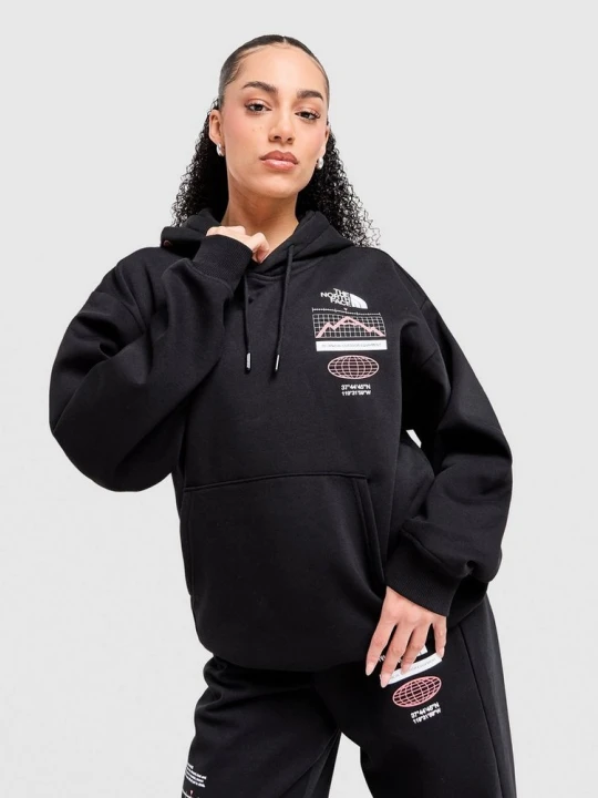 Zdjęcie produktu The North Face Bluza Z Kapturem Oversize Multi Tek czarny