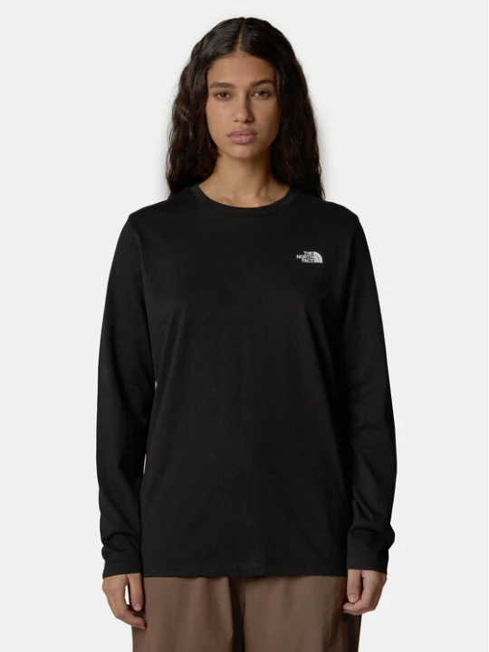 Zdjęcie produktu The North Face Bluzka Simple Dome NF0A87QP Czarny Relaxed Fit