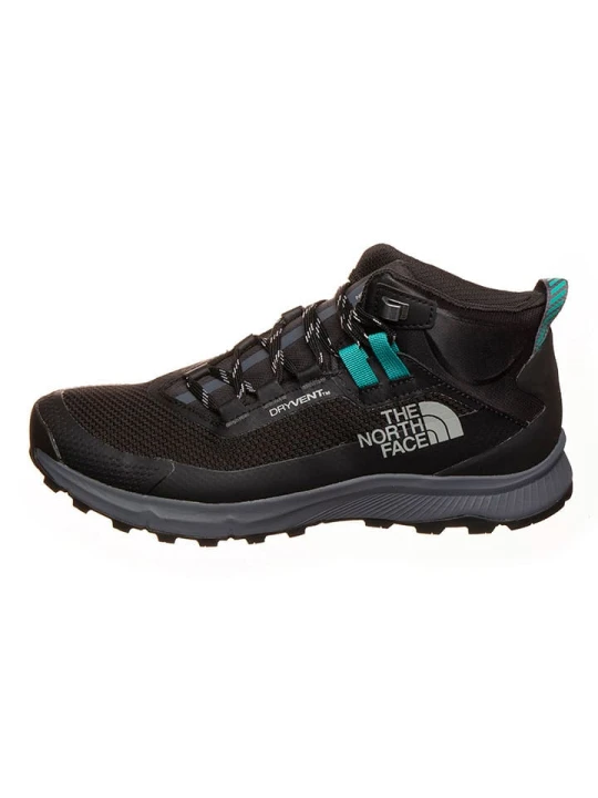 Zdjęcie produktu The North Face Buty turystyczne "Cragstone Mid" w kolorze czarno-turkusowym rozmiar: 36, 5