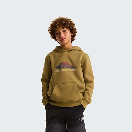 Zdjęcie produktu The North Face Chłopięca Bluza Z Kapturem O Luźnym Kroju Mountain Night Cedar Rozmiar XL male