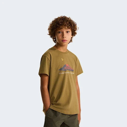 Zdjęcie produktu The North Face Chłopięcy T-shirt O Luźnym Kroju Mountain Night Cedar Rozmiar XXL male