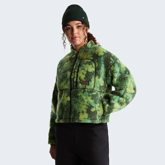 Zdjęcie produktu The North Face Damska Kurtka Z Nadrukiem Extreme Pile 2 Woodland Green Yosemite Oak Print Rozmiar XXL female