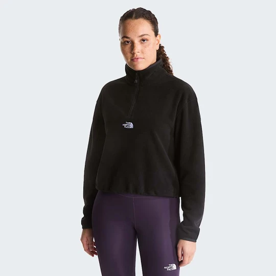 Zdjęcie produktu The North Face Damski Polar Z Logo I Zamkiem 1 / 4 Glacier Novelty Tnf Black Rozmiar XL female