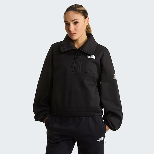 Zdjęcie produktu The North Face Damski Polar Z Zamkiem O Długości 1 / 4 I Kołnierzem Kominowym Mountain Athletics Tnf Black Rozmiar XS female
