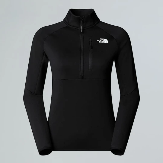 Zdjęcie produktu The North Face Damski Polar Z Zamkiem O Długości 1/4 Meteora Tnf Black Rozmiar XS female
