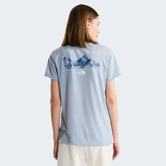 Zdjęcie produktu The North Face Damski T-shirt Foundation Mountain Frost Grey Rozmiar L female