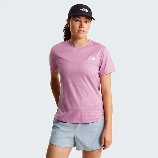 Zdjęcie produktu The North Face Damski T-shirt O Regularnym Kroju Z Wytłaczanym Wzorem Flex Geo Summit Navy Rozmiar S female