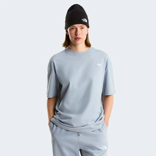 Zdjęcie produktu The North Face Damski T-shirt Tnf Essential Simple Dome Frost Grey Rozmiar XS female