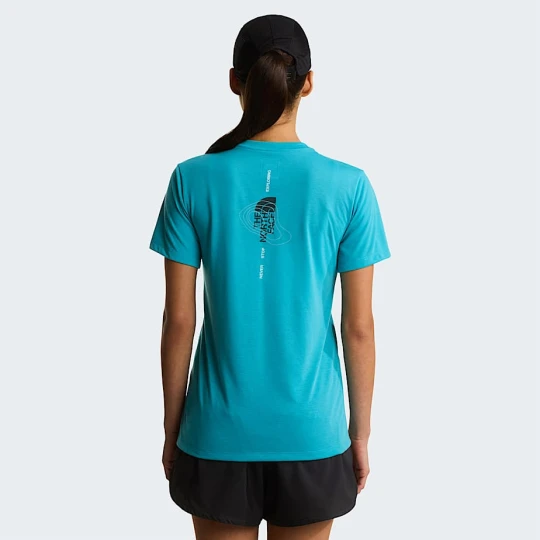 Zdjęcie produktu The North Face Damski T-shirt Z Grafiką I Logo Bitmap River Ice Rozmiar XL female