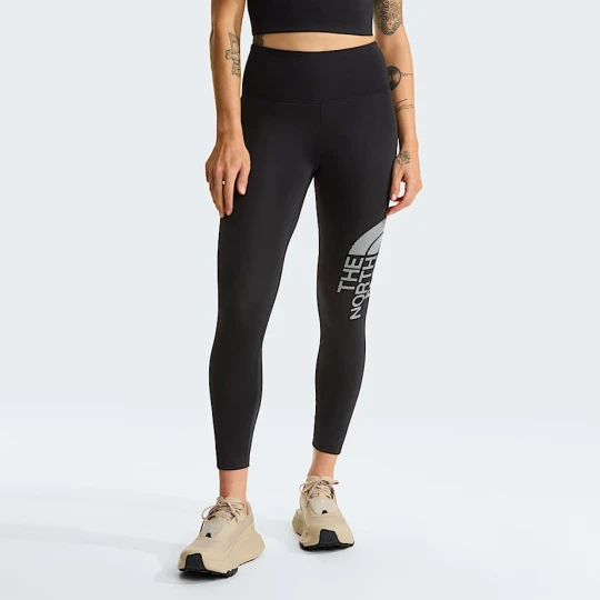 Zdjęcie produktu The North Face Damskie Legginsy Z Grafiką Flex 25" Tnf Black Rozmiar female