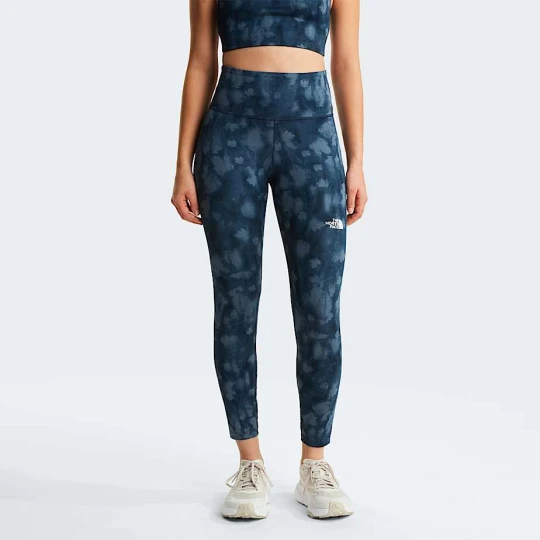 Zdjęcie produktu The North Face Damskie Legginsy Z Grafiką Flex Summit Navy Diffused Nature Print Rozmiar female