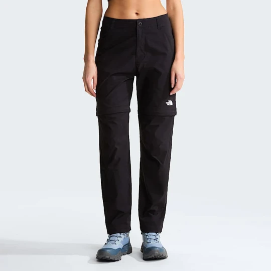 Zdjęcie produktu The North Face Damskie Przekształcalne Spodnie O Regularnym Prostym Kroju Exploration Tnf Black Rozmiar female