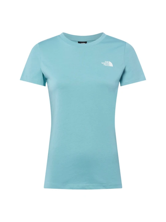 Zdjęcie produktu The North Face Koszulka - Simple Dome Slim Kobiety Bawełna niebieski