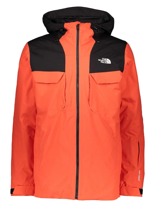 Zdjęcie produktu The North Face Kurtka funkcyjna 3w1 w kolorze pomarańczowo-czarnym rozmiar: S