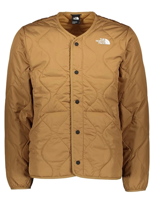 Zdjęcie produktu The North Face Kurtka pikowana "Ampato" w kolorze jasnobrązowym rozmiar: XXL
