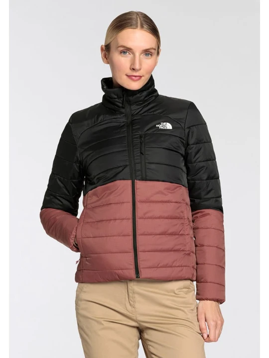 Zdjęcie produktu The North Face Kurtka pikowana w kolorze bordowo-czarnym rozmiar: XS