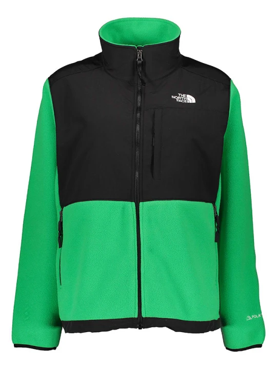 Zdjęcie produktu The North Face Kurtka polarowa "Plus Denali" w kolorze zielono-czarnym rozmiar: 1X