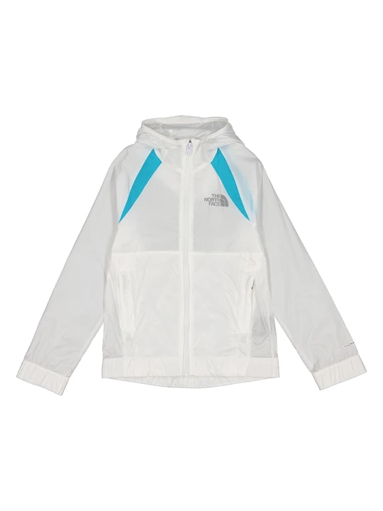 Zdjęcie produktu The North Face Kurtka przeciwwiatrowa w kolorze biało-błękitnym rozmiar: XL