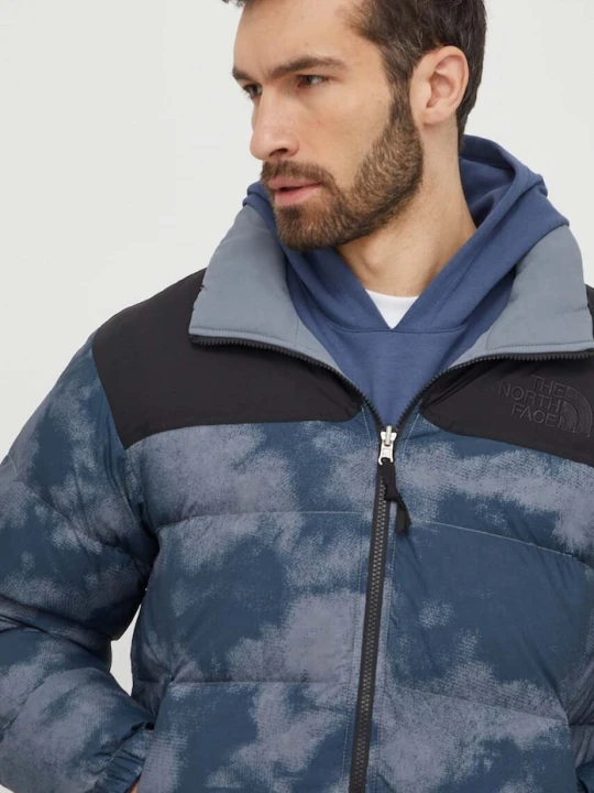 Zdjęcie produktu The North Face kurtka puchowa dwustronna NUPTSE JACKET niebieski