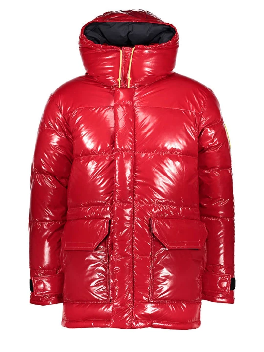 Zdjęcie produktu The North Face Kurtka puchowa w kolorze czerwonym rozmiar: M