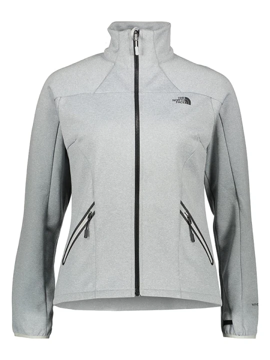 Zdjęcie produktu The North Face Kurtka softshellowa "Faster" w kolorze szarym rozmiar: L