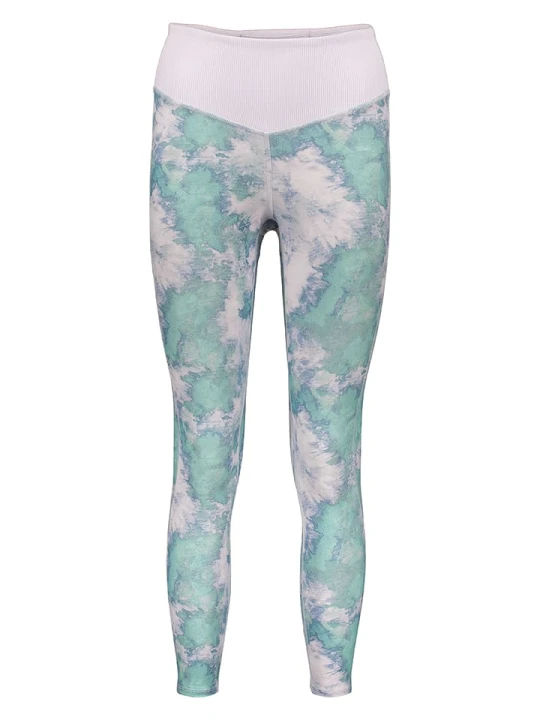 Zdjęcie produktu The North Face Legginsy funkcyjne "Dune Sky" w kolorze turkusowo-jasnoróżowym rozmiar: M