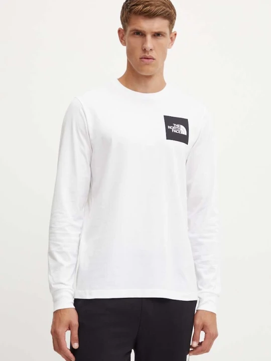 Zdjęcie produktu The North Face longsleeve L / S Fine Tee biały