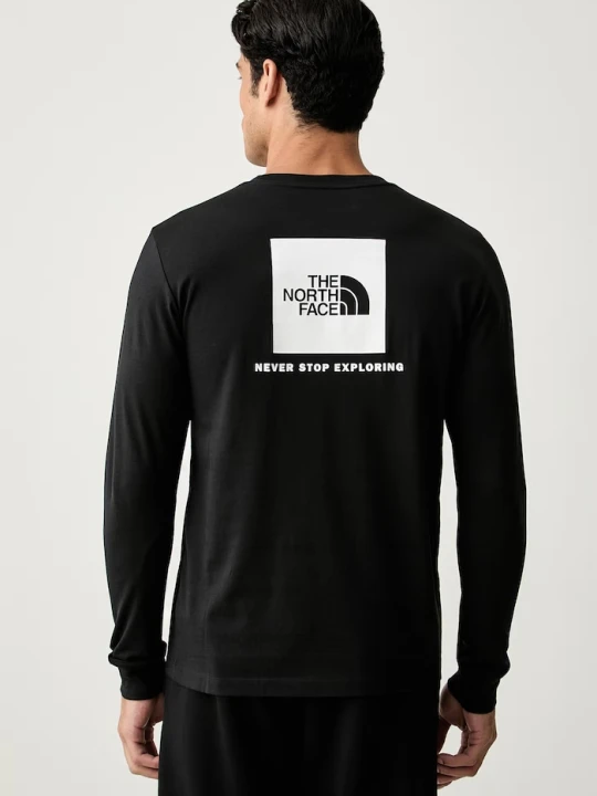 Zdjęcie produktu The North Face longsleeve męski z bawełną EVOLUTION czarny