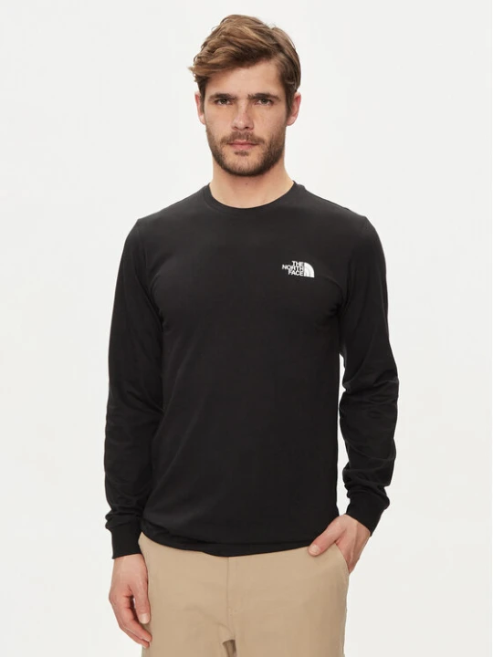 Zdjęcie produktu The North Face Longsleeve Redbox NF0A87NN Czarny Regular Fit
