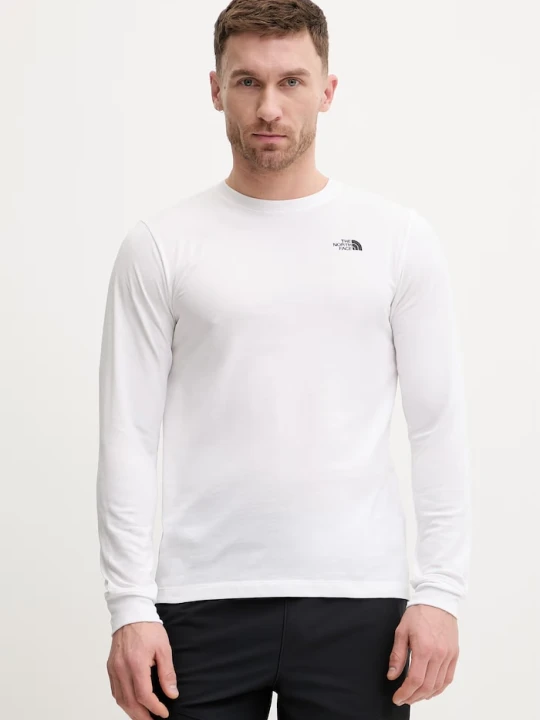 Zdjęcie produktu The North Face longsleeve Simple Dome biały