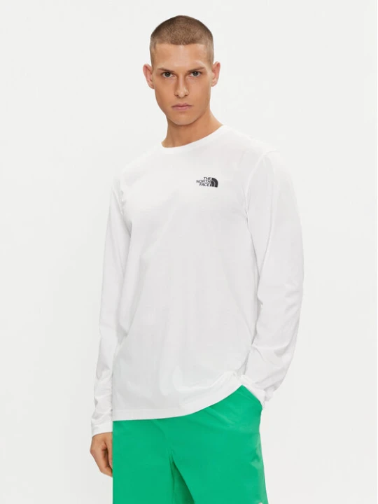 Zdjęcie produktu The North Face Longsleeve Simple Dome NF0A87QN Biały Regular Fit