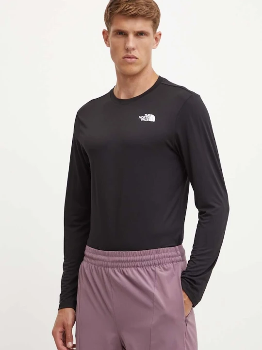 Zdjęcie produktu The North Face longsleeve sportowy 24 / 7 czarny