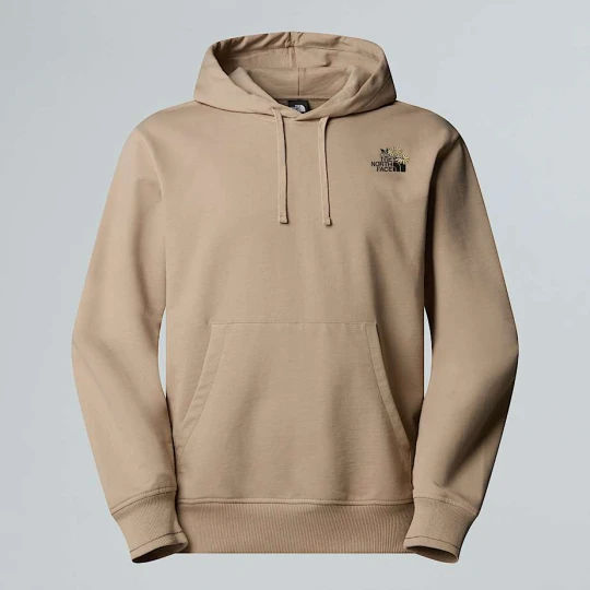 Zdjęcie produktu The North Face Luźna Bluza Unisex Z Kapturem I Grafiką Dome Flower Mushroom Grey Rozmiar S male