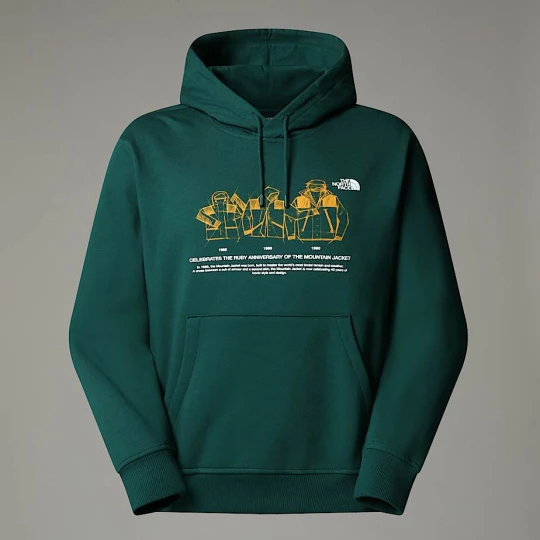 Zdjęcie produktu The North Face Luźna Bluza Z Kapturem Mountain Jacket Anniversary Deep Nori Rozmiar XS male