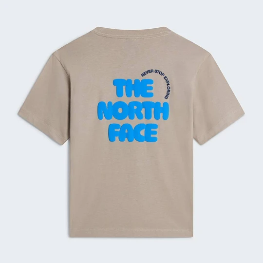 Zdjęcie produktu The North Face Luźny Młodzieżowy T-shirt Z Grafiką Explore Fonts Stone Slab Rozmiar M male