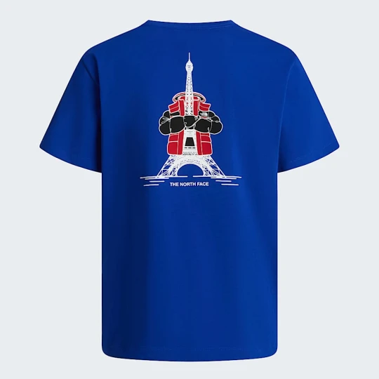Zdjęcie produktu The North Face Luźny T-shirt Unisex Country France White Dune-tnf Blue Rozmiar S male
