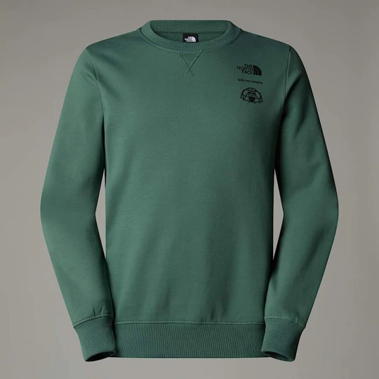 Zdjęcie produktu The North Face Męska Bluza Z Grafiką Outdoor Duck Green Rozmiar XL male